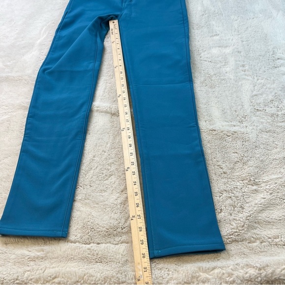 American Eagle Fleece Lined Jeggings Womens Size 6 Teal Skinny Rare Vintage - Picture 10 of 10